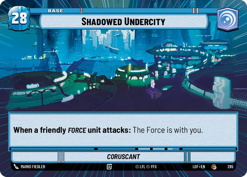Shadowed Undercity // Shield (285 // t02) (Hyperspace) (285 // T02) [Legends of the Force]