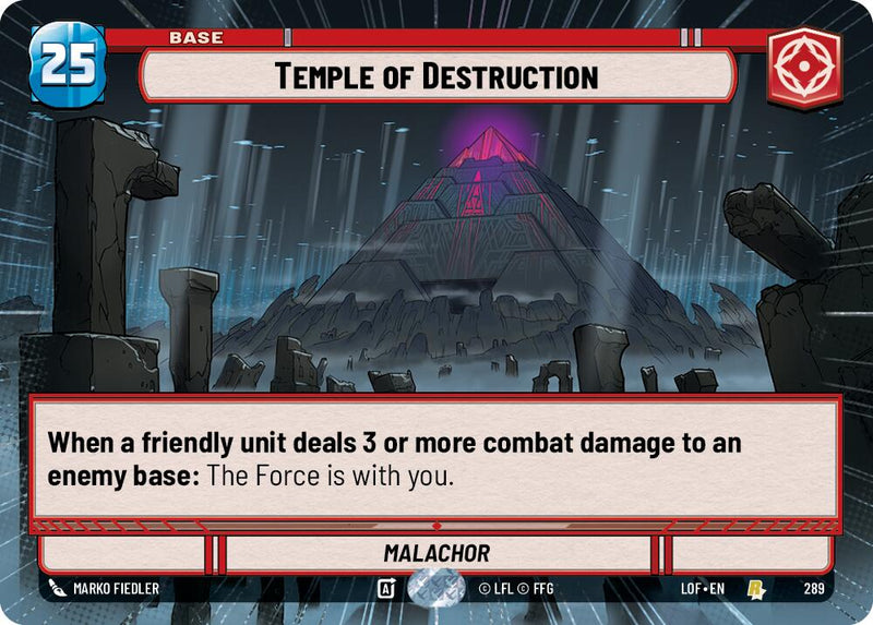 Temple of Destruction (289) (Hyperspace) (289) [Legends of the Force] - The Mythic Store | 24h Order Processing