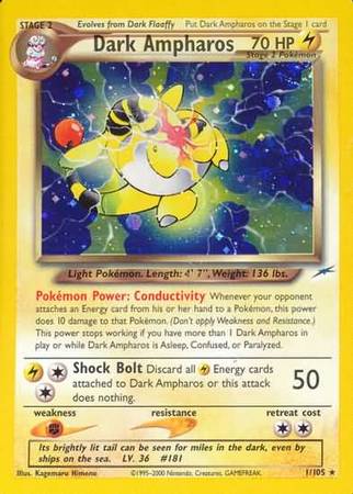 Dark Ampharos (1/105) [Neo Destiny Unlimited] - The Mythic Store | 24h Order Processing