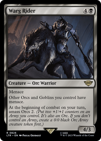 Warg Rider [The Lord of the Rings: Tales of Middle-Earth] - The Mythic Store | 24h Order Processing