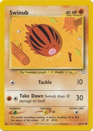 Swinub (57/64) [Neo Revelation Unlimited] - The Mythic Store | 24h Order Processing