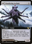 Wandering Archaic // Explore the Vastlands (Extended Art) [Strixhaven: School of Mages] - The Mythic Store | 24h Order Processing
