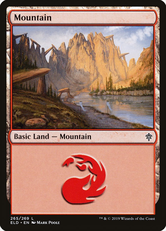 Mountain (265) [Throne of Eldraine] - The Mythic Store | 24h Order Processing