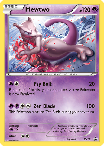 Mewtwo (XY101) [XY: Black Star Promos] - The Mythic Store | 24h Order Processing