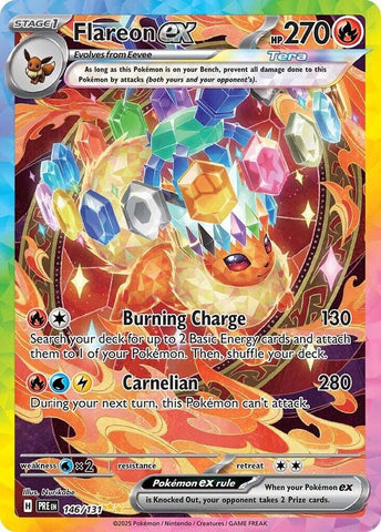 Flareon ex (146/131) [Scarlet & Violet: Prismatic Evolutions] - The Mythic Store | 24h Order Processing