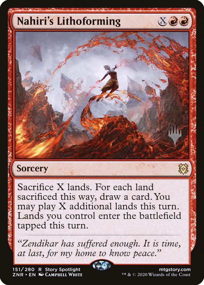 Nahiri's Lithoforming (Promo Pack) [Zendikar Rising Promos] - The Mythic Store | 24h Order Processing