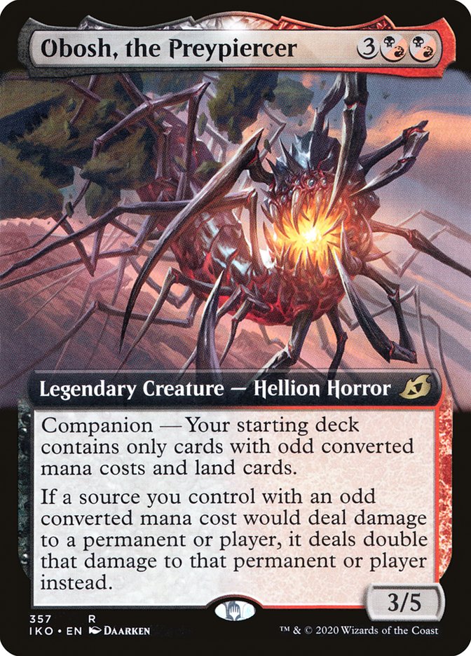 Obosh, the Preypiercer (Extended Art) [Ikoria: Lair of Behemoths] - The Mythic Store | 24h Order Processing