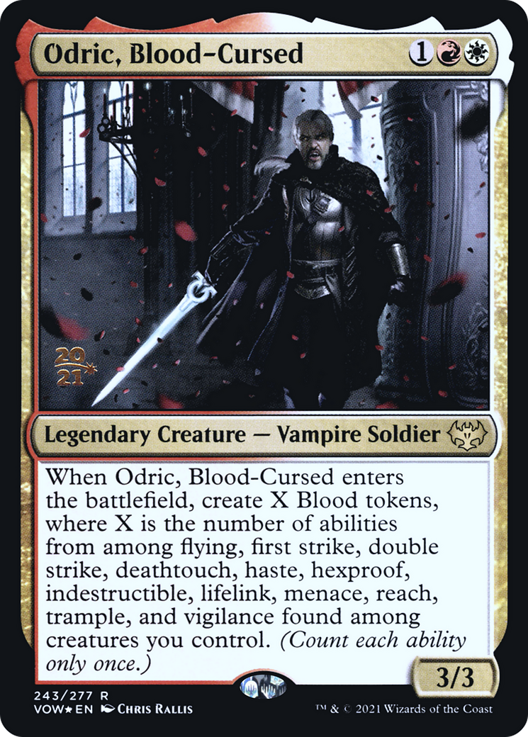 Odric, Blood-Cursed [Innistrad: Crimson Vow Prerelease Promos] - The Mythic Store | 24h Order Processing