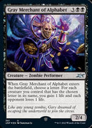Gray Merchant of Alphabet (Galaxy Foil) [Unfinity] - The Mythic Store | 24h Order Processing