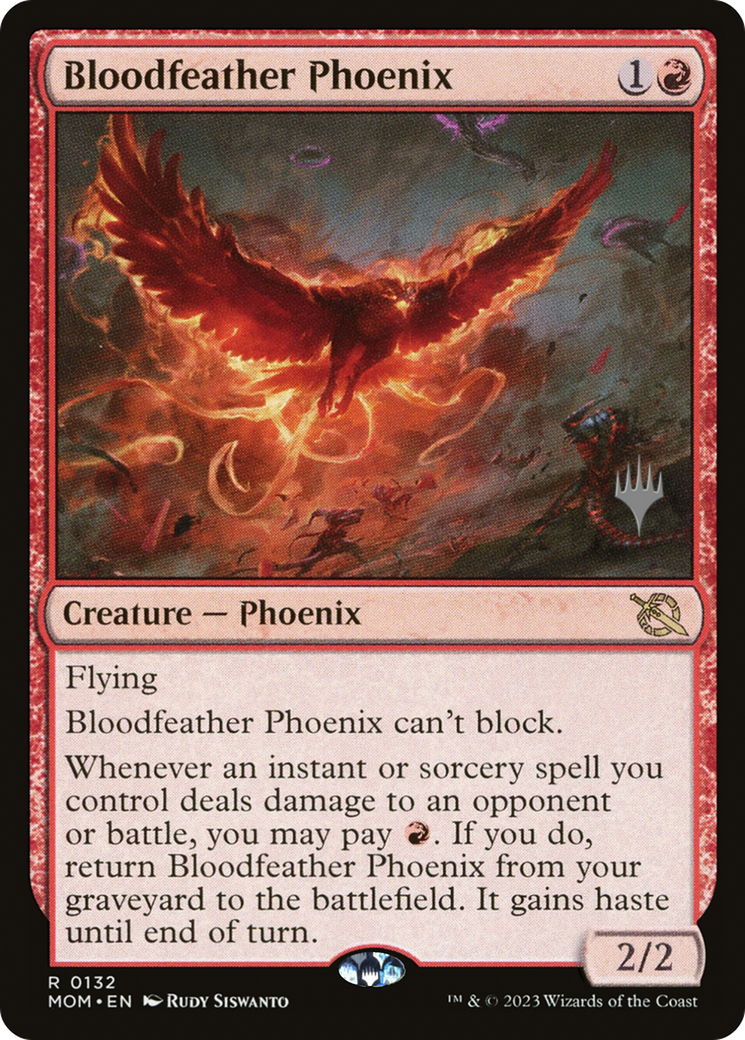Bloodfeather Phoenix (Promo Pack) [March of the Machine Promos] - The Mythic Store | 24h Order Processing