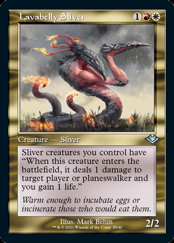 Lavabelly Sliver (Retro Foil Etched) [Modern Horizons] - The Mythic Store | 24h Order Processing