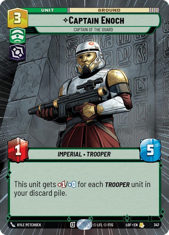 Captain Enoch - Captain of the Guard (347) (Hyperspace) (347) [Legends of the Force] - The Mythic Store | 24h Order Processing