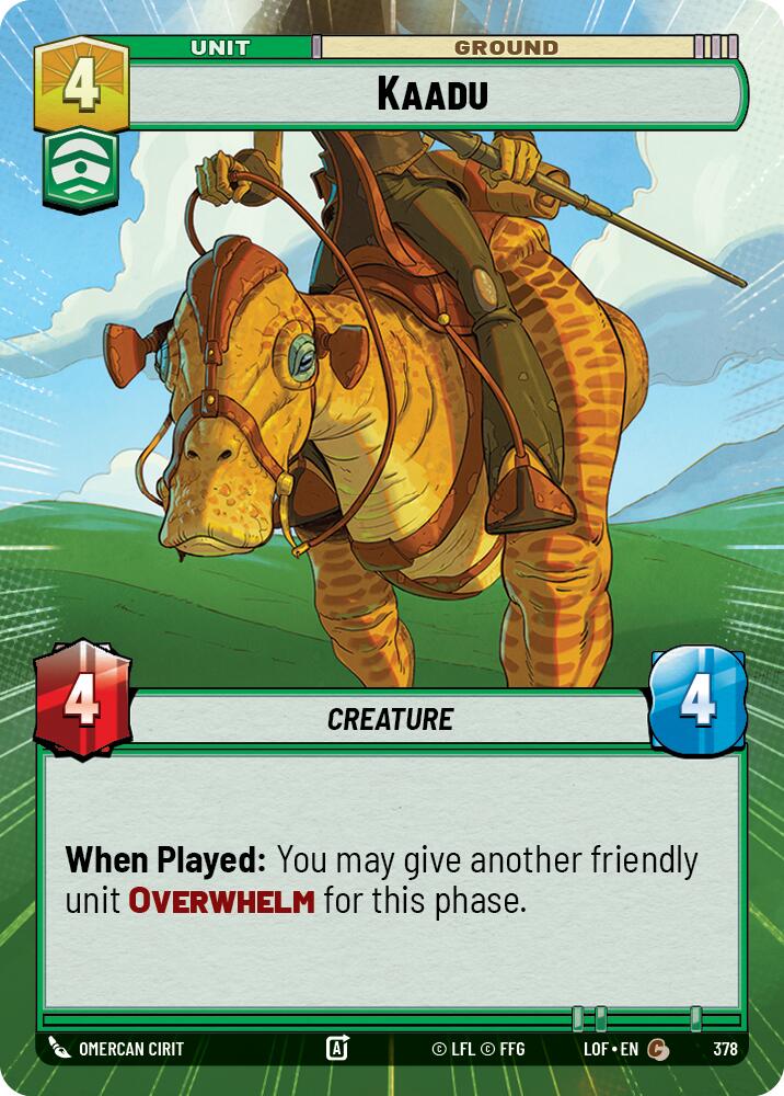 Kaadu (378) (Hyperspace) (378) [Legends of the Force] - The Mythic Store | 24h Order Processing