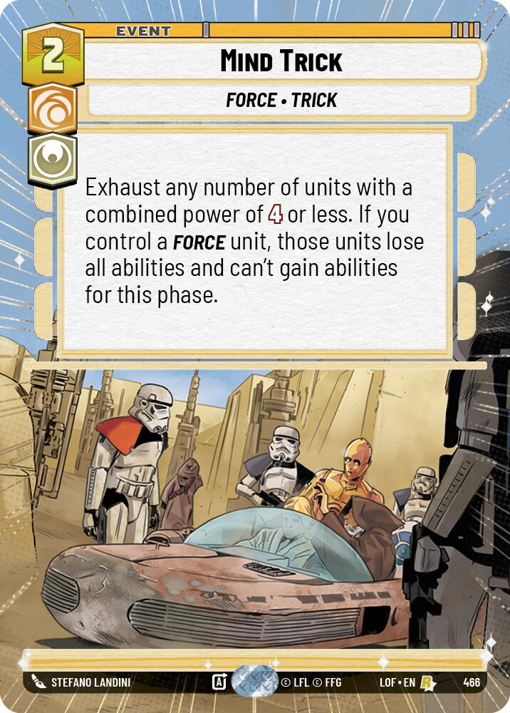 Mind Trick (466) (Hyperspace) (466) [Legends of the Force] - The Mythic Store | 24h Order Processing