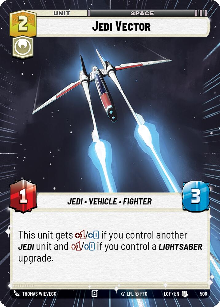 Jedi Vector (508) (Hyperspace) (508) [Legends of the Force] - The Mythic Store | 24h Order Processing