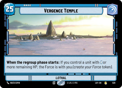 Vergence Temple (529) (Foil) (529) [Legends of the Force] - The Mythic Store | 24h Order Processing