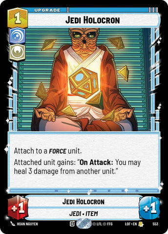 Jedi Holocron (553) (Foil) (553) [Legends of the Force] - The Mythic Store | 24h Order Processing
