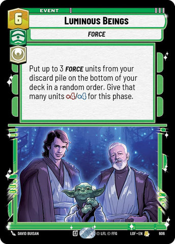 Luminous Beings (606) (Foil) (606) [Legends of the Force] - The Mythic Store | 24h Order Processing
