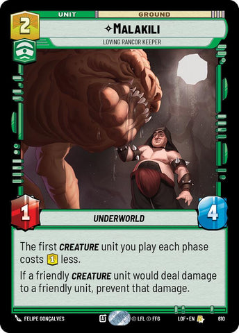 Malakili - Loving Rancor Keeper (610) (Foil) (610) [Legends of the Force] - The Mythic Store | 24h Order Processing