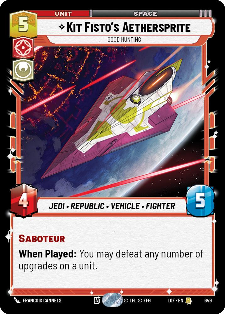 Kit Fisto's Aethersprite - Good Hunting (649) (Foil) (649) [Legends of the Force] - The Mythic Store | 24h Order Processing