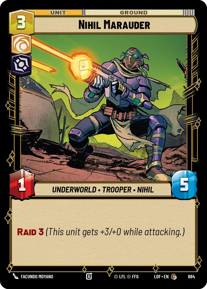 Nihil Marauder (684) (Foil) (684) [Legends of the Force] - The Mythic Store | 24h Order Processing