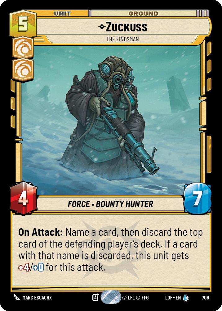 Zuckuss - The Findsman (706) (Foil) (706) [Legends of the Force] - The Mythic Store | 24h Order Processing