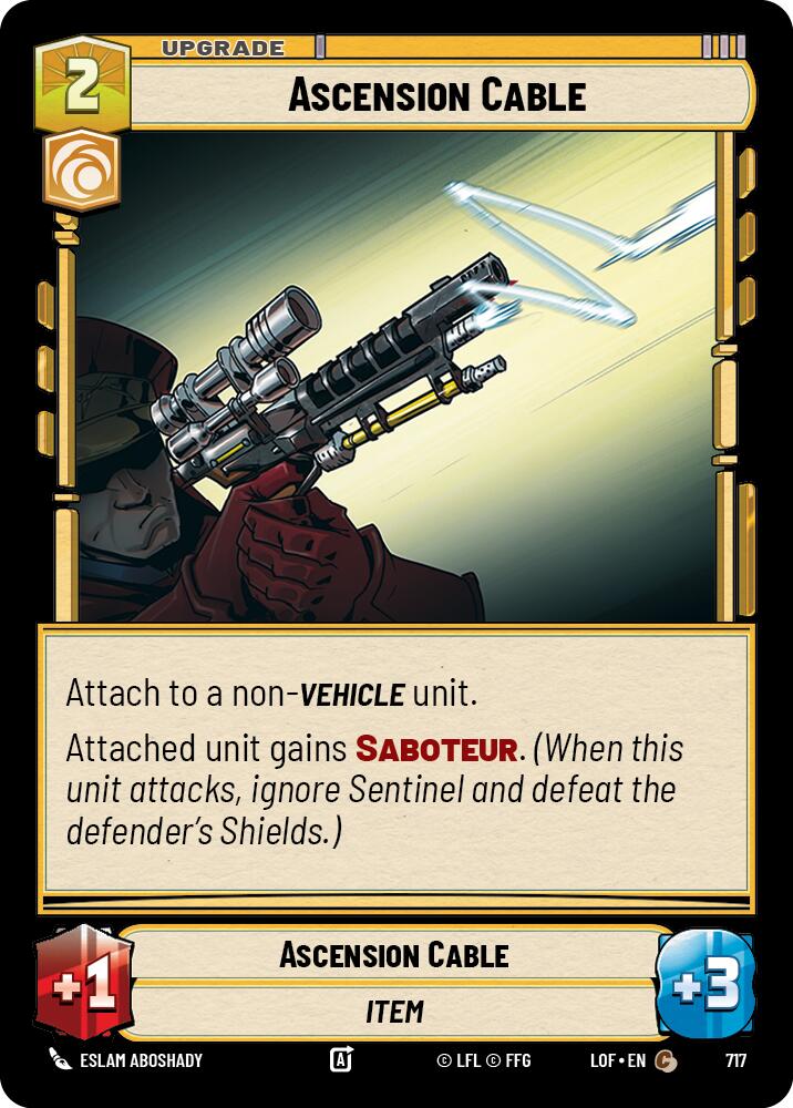 Ascension Cable (717) (Foil) (717) [Legends of the Force] - The Mythic Store | 24h Order Processing