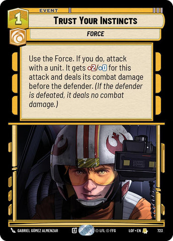 Trust Your Instincts (723) (Foil) (723) [Legends of the Force] - The Mythic Store | 24h Order Processing