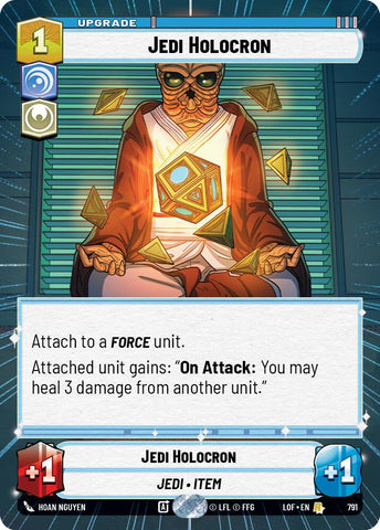 Jedi Holocron (791) (Hyperspace Foil) (791) [Legends of the Force] - The Mythic Store | 24h Order Processing