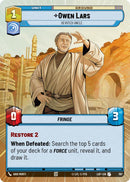 Owen Lars - Devoted Uncle (797) (Hyperspace Foil) (797) [Legends of the Force] - The Mythic Store | 24h Order Processing