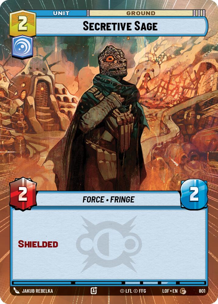 Secretive Sage (801) (Hyperspace Foil) (801) [Legends of the Force] - The Mythic Store | 24h Order Processing