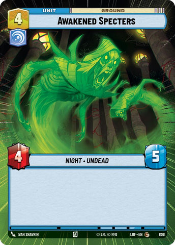 Awakened Specters (806) (Hyperspace Foil) (806) [Legends of the Force] - The Mythic Store | 24h Order Processing