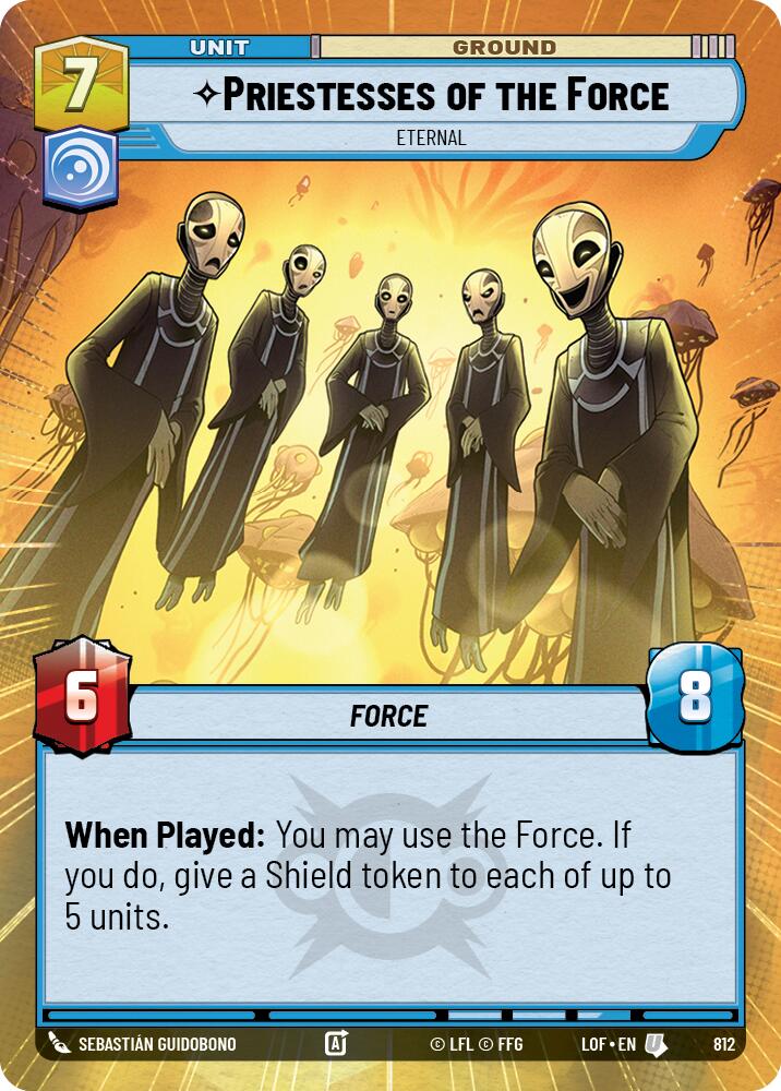 Priestesses of the Force - Eternal (812) (Hyperspace Foil) (812) [Legends of the Force] - The Mythic Store | 24h Order Processing