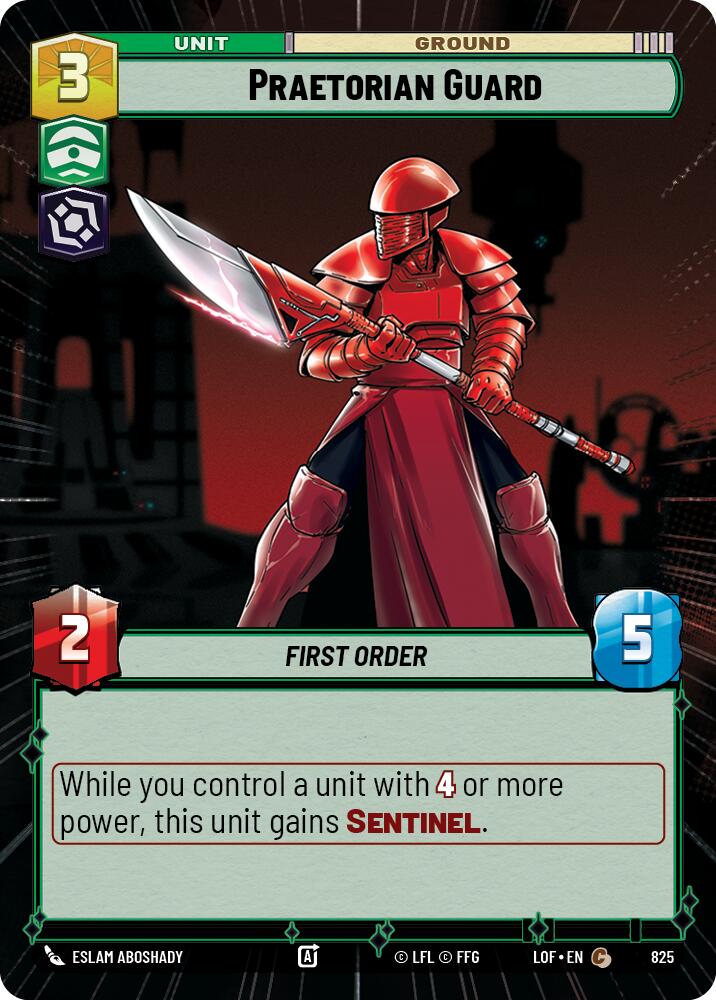 Praetorian Guard (825) (Hyperspace Foil) (825) [Legends of the Force] - The Mythic Store | 24h Order Processing