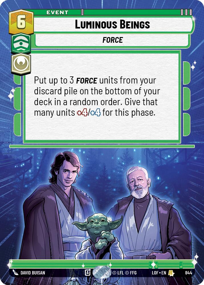 Luminous Beings (844) (Hyperspace Foil) (844) [Legends of the Force] - The Mythic Store | 24h Order Processing