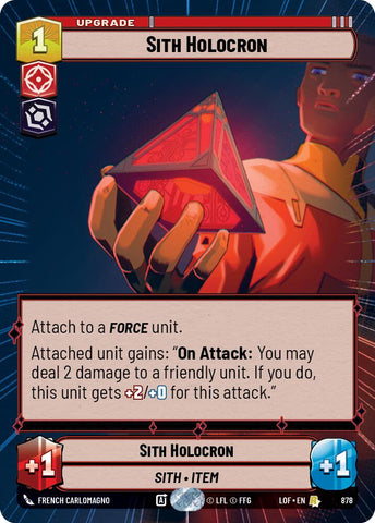 Sith Holocron (878) (Hyperspace Foil) (878) [Legends of the Force] - The Mythic Store | 24h Order Processing