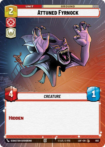 Attuned Fyrnock (883) (Hyperspace Foil) (883) [Legends of the Force] - The Mythic Store | 24h Order Processing