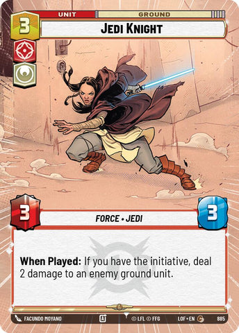 Jedi Knight (885) (Hyperspace Foil) (885) [Legends of the Force] - The Mythic Store | 24h Order Processing