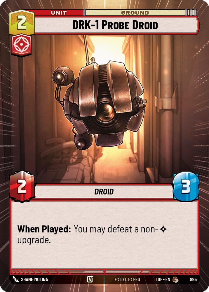 DRK-1 Probe Droid (895) (Hyperspace Foil) (895) [Legends of the Force] - The Mythic Store | 24h Order Processing