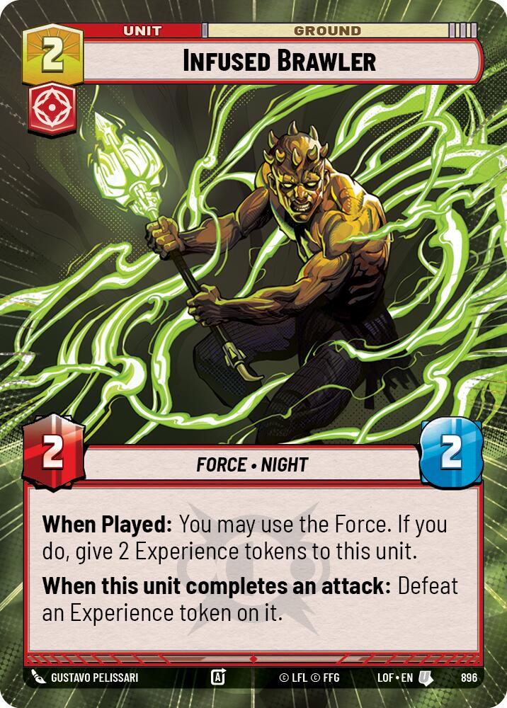 Infused Brawler (896) (Hyperspace Foil) (896) [Legends of the Force] - The Mythic Store | 24h Order Processing