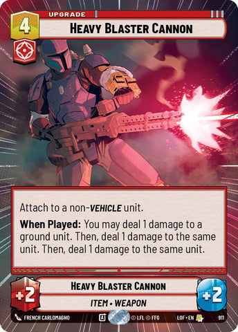Heavy Blaster Cannon (911) (Hyperspace Foil) (911) [Legends of the Force] - The Mythic Store | 24h Order Processing