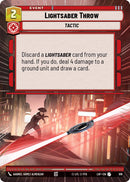 Lightsaber Throw (916) (Hyperspace Foil) (916) [Legends of the Force] - The Mythic Store | 24h Order Processing