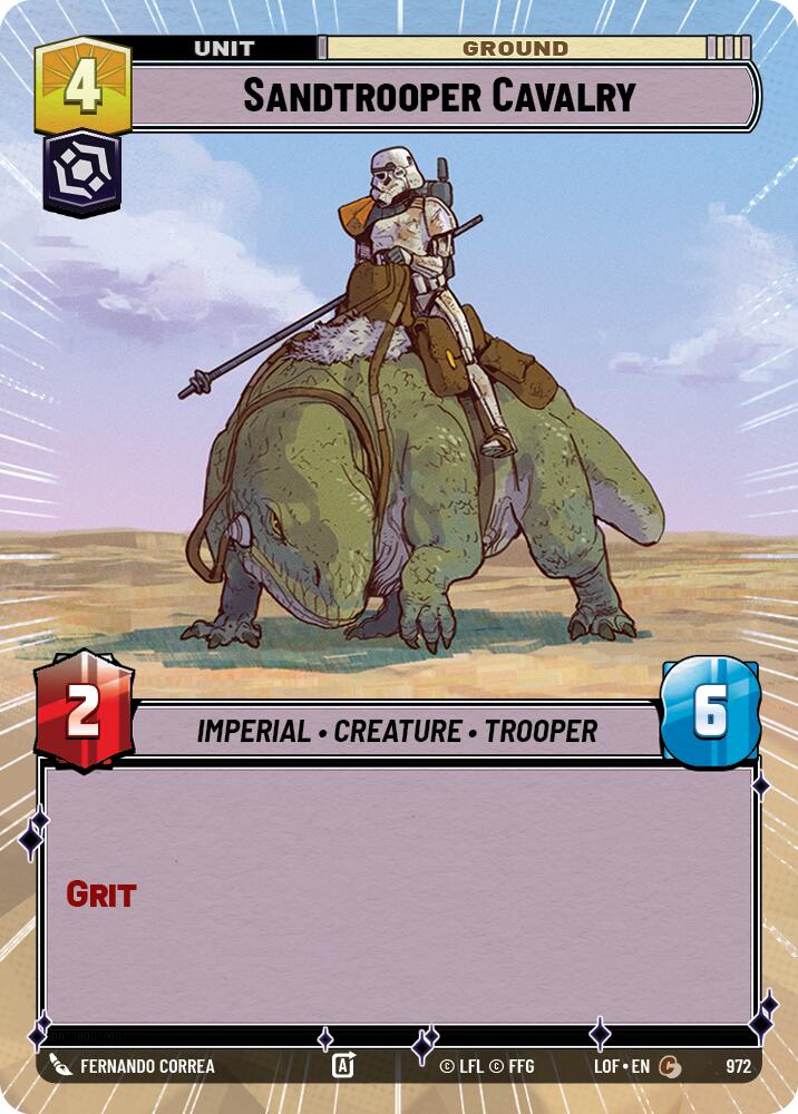 Sandtrooper Cavalry (972) (Hyperspace Foil) (972) [Legends of the Force] - The Mythic Store | 24h Order Processing