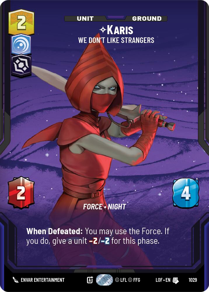 Karis - We Don't Like Strangers (1029) (Prestige) (1029) [Legends of the Force] - The Mythic Store | 24h Order Processing