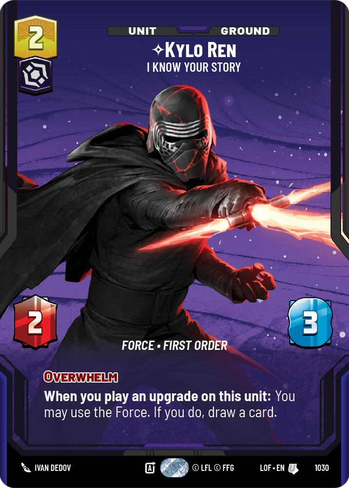 Kylo Ren - I Know Your Story (1030) (Prestige) (1030) [Legends of the Force] - The Mythic Store | 24h Order Processing