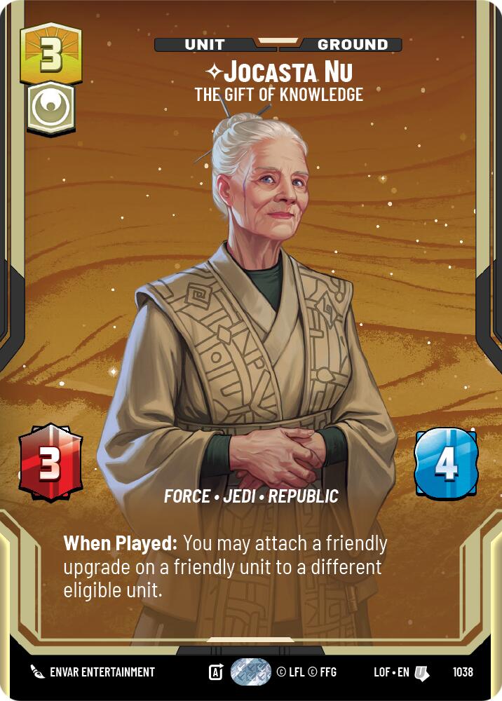 Jocasta Nu - The Gift of Knowledge (1038) (Prestige) (1038) [Legends of the Force] - The Mythic Store | 24h Order Processing
