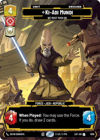 Ki-Adi-Mundi - We Must Push On (1058) (Prestige) (1058) [Legends of the Force] - The Mythic Store | 24h Order Processing