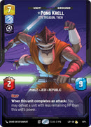 Pong Krell - It's Treason, Then (1074) (Prestige Foil) (1074) [Legends of the Force] - The Mythic Store | 24h Order Processing