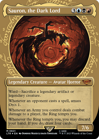 Sauron, the Dark Lord (Showcase) (Surge Foil) [The Lord of the Rings: Tales of Middle-Earth] - The Mythic Store | 24h Order Processing