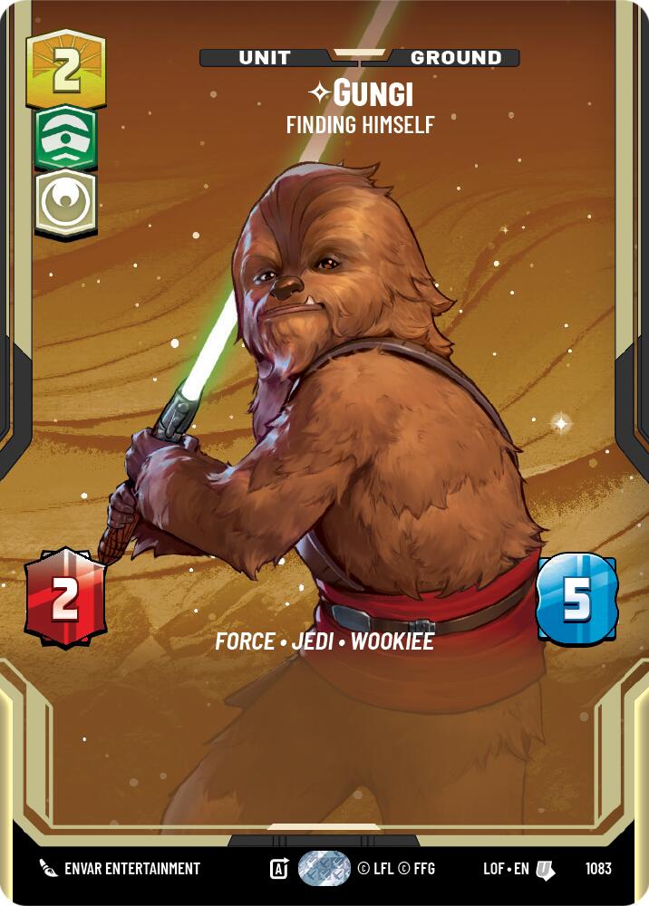 Gungi - Finding Himself (1083) (Prestige Foil) (1083) [Legends of the Force] - The Mythic Store | 24h Order Processing